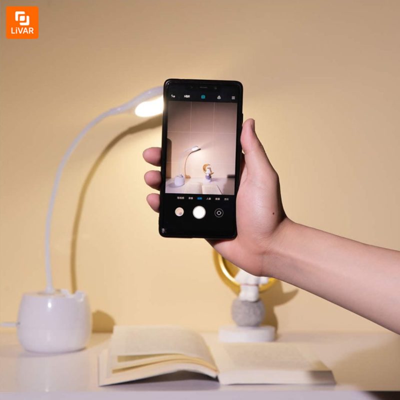 چراغ مطالعه شارژی و جا مدادی Deli - Image 4