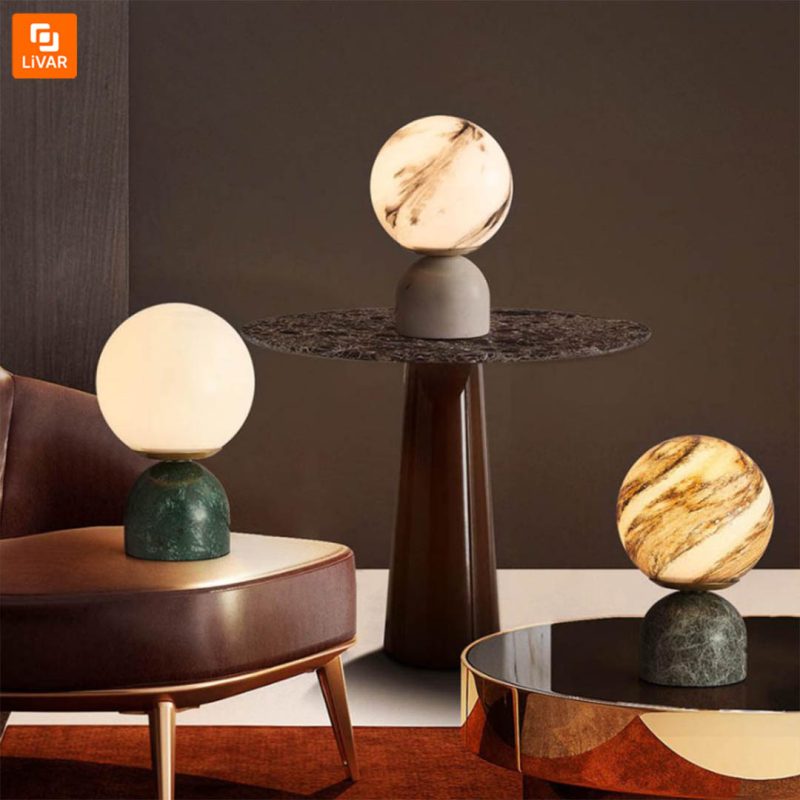چراغ خواب Huizuo Marble Art - Image 13