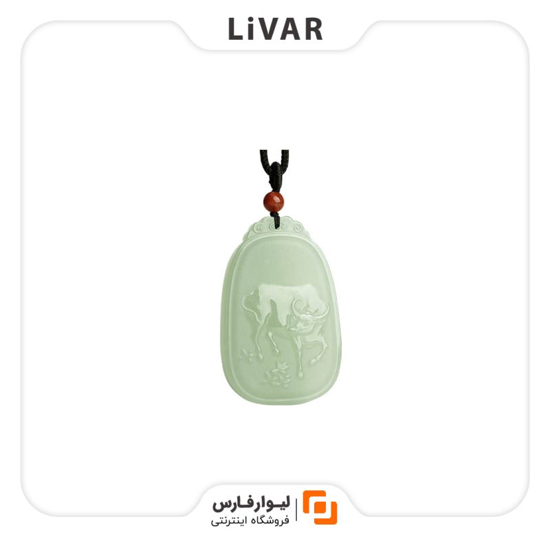 Livarfars Jade Guardian Pendant1 گردنبند یشم با طرح حیوانات