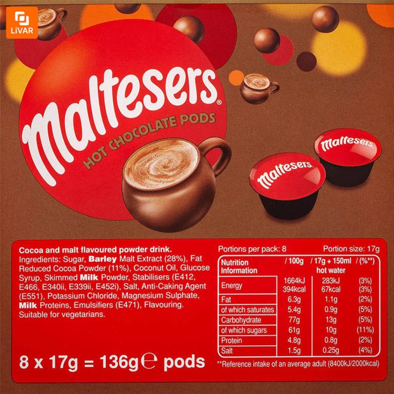 شکلات داغ کپسولی Maltesers - Image 8
