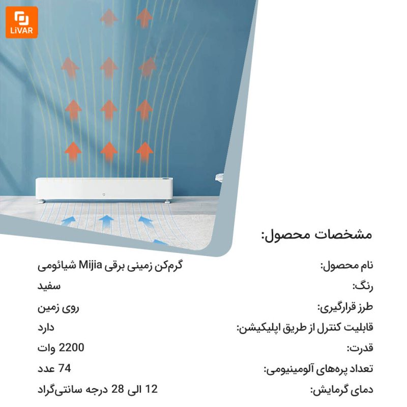 گرم‌کن زمینی برقی Mijia - Image 8