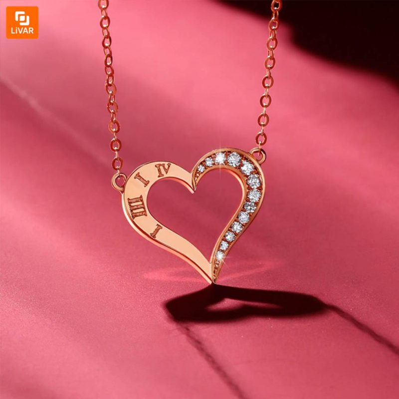 گردن‌بند طرح قلب ROMANTI - Image 6