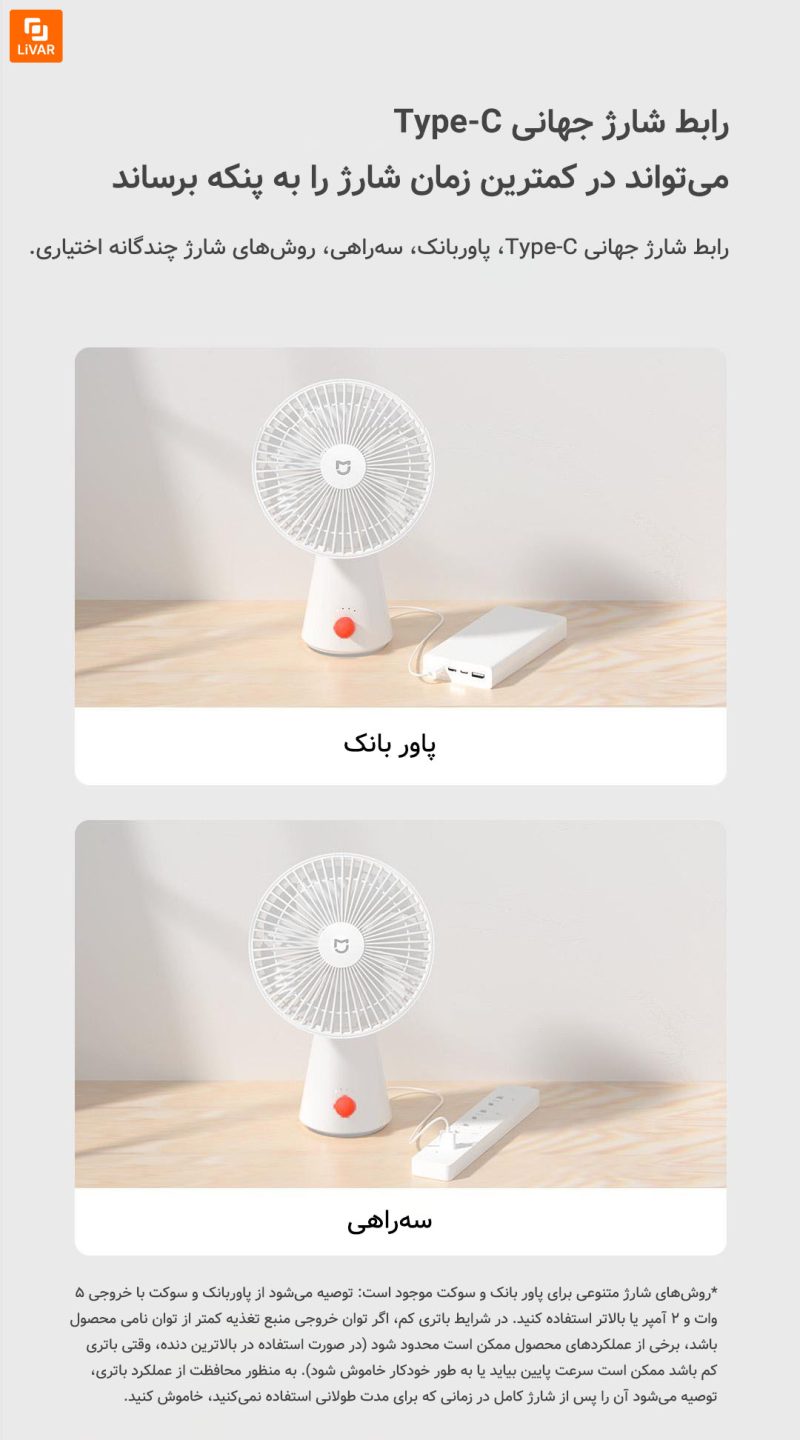 پنکه دستی قابل حمل Mijia‏ - Image 11
