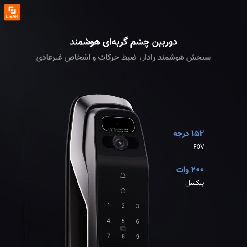 قفل درب هوشمند Yunmi Super3Y شیائومی - Image 6