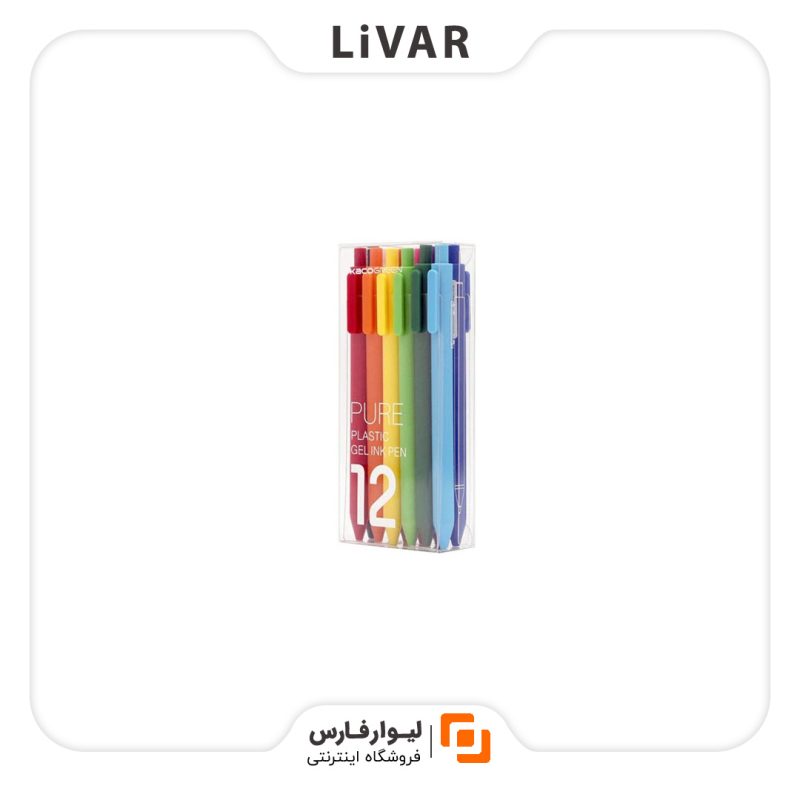 Livarfars KACO Rainbow Pens1 خودکار ۱۲ رنگ KACO