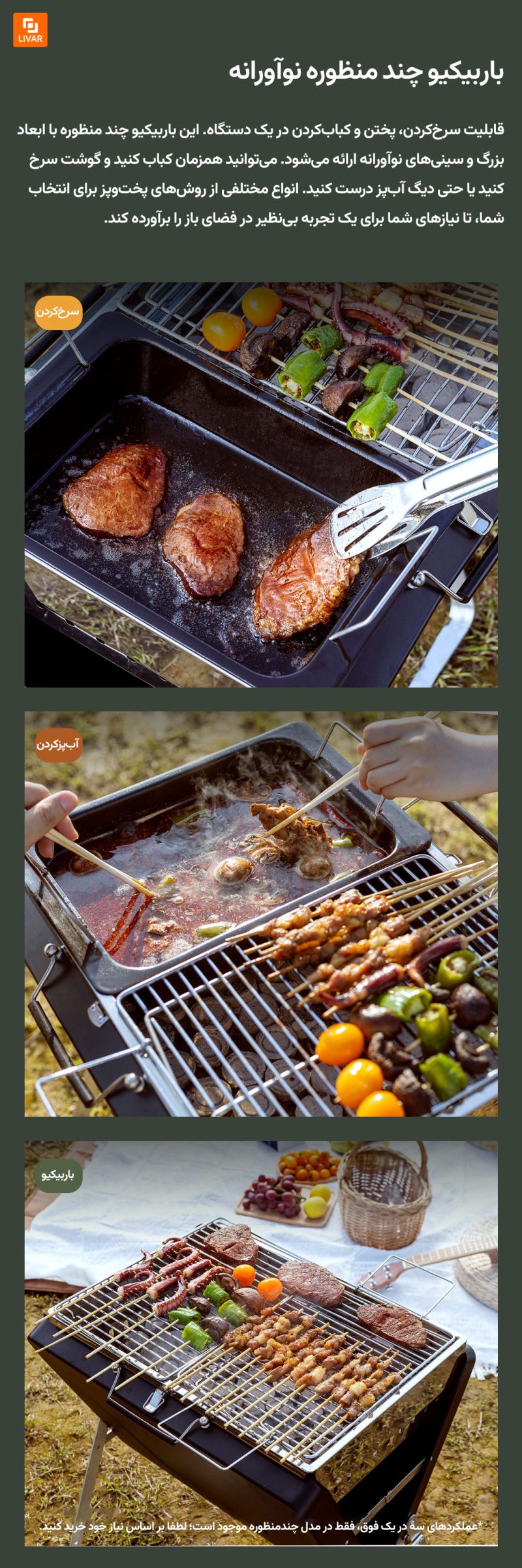 باربیکیو پرتابل از برند چاد شیائومی - Image 18