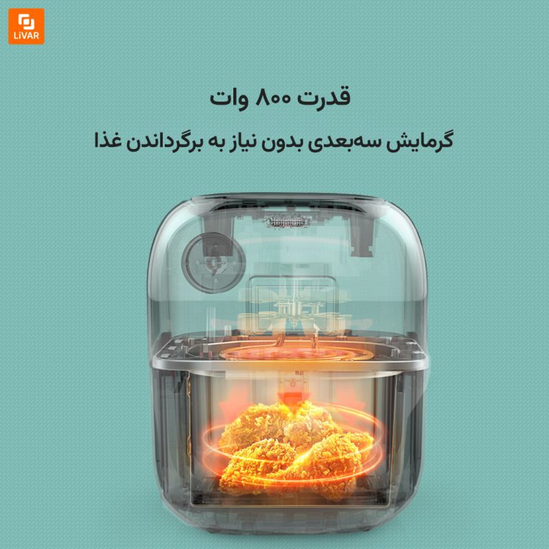 سرخ‌کن هوای فشرده ۱.۵ لیتری لیرن شیائومی - Image 6