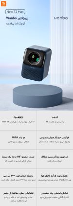 پروژکتور خانگی قابل حمل Wanbo New T2 Max - Image 26