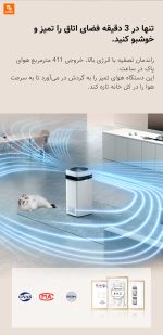 دستگاه تصفیه هوای حیوانات X3 Pet شیائومی - Image 14