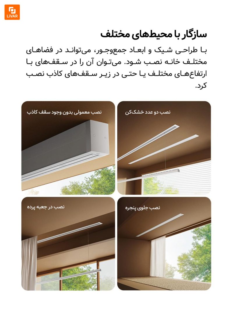 خشک‌کن لباس نامرئی Mijia - Image 13