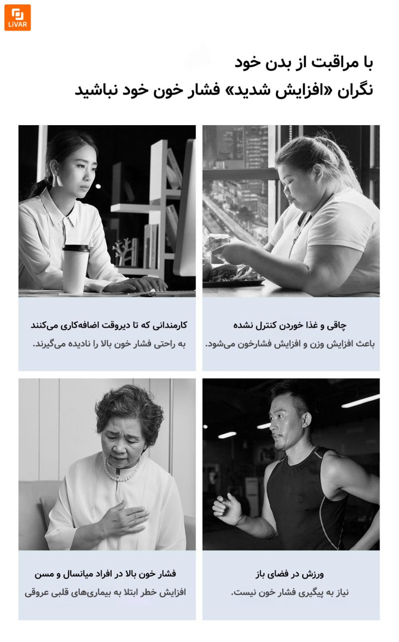 ساعت هوشمند پایش فشار خون Fruit Health شیائومی - Image 11