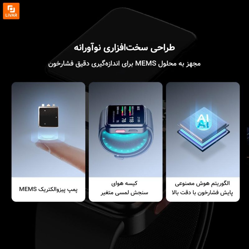 ساعت هوشمند پایش فشار خون Fruit Health شیائومی - Image 4