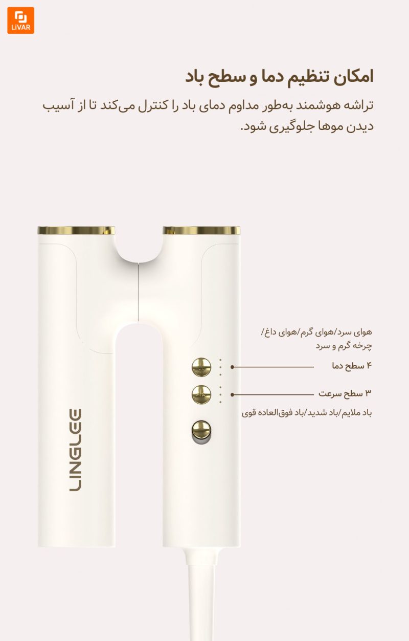 سشوار تاشو LINGLEE مدل S3 - Image 9