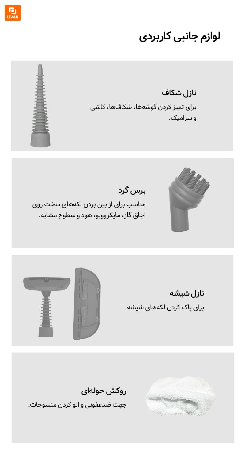 بخارشوی چندمنظوره LOMY - Image 8