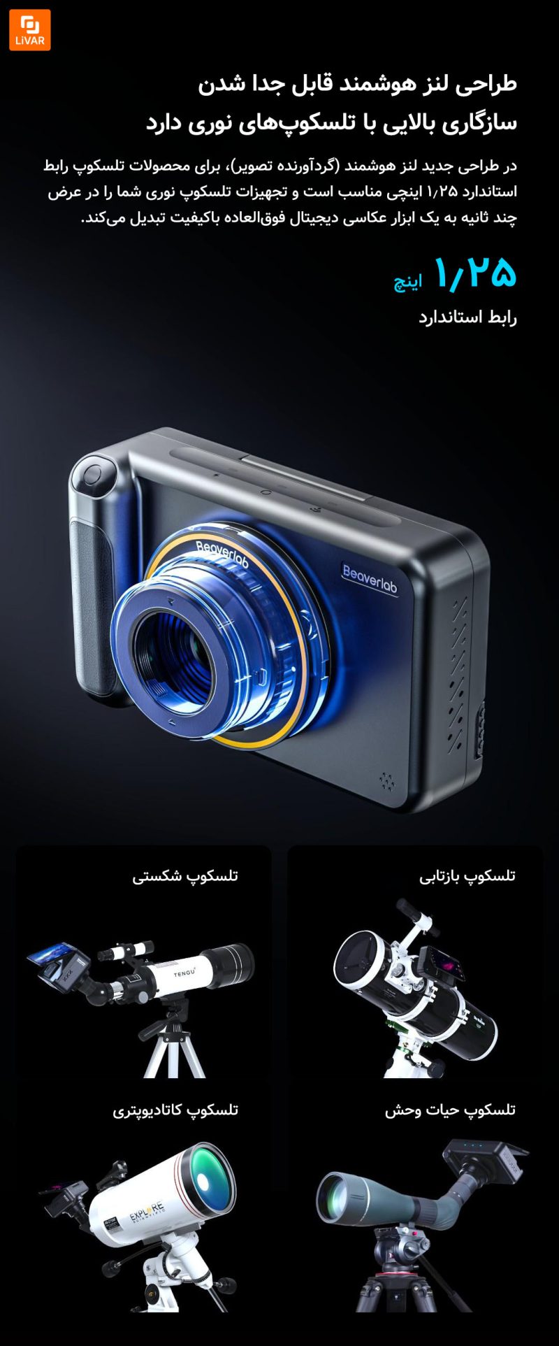 تلسکوپ نجومی هوشمند Dangdangli TW2 - Image 18