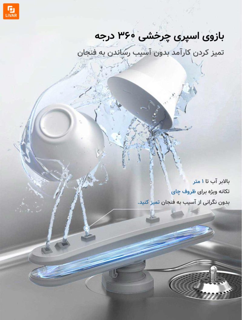 کتری و لیوان‌شوی هوشمند Mingzhan - Image 7
