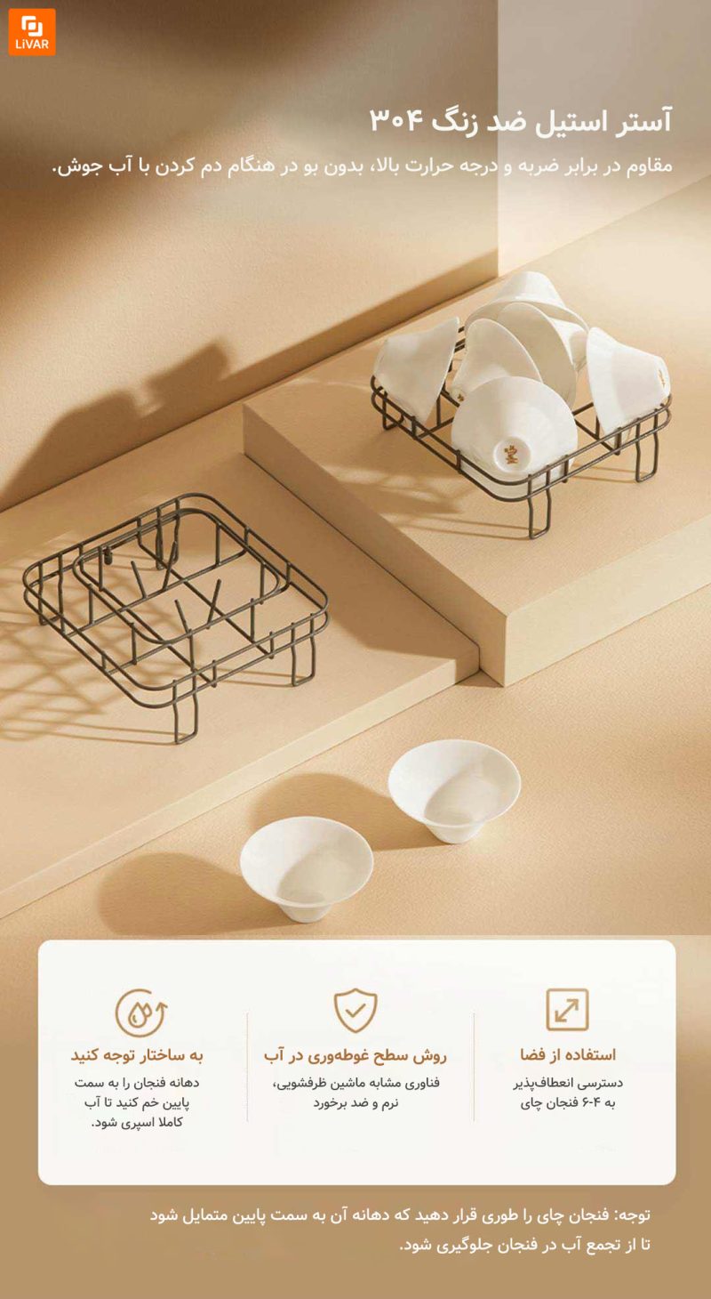 کتری و لیوان‌شوی هوشمند Mingzhan - Image 9