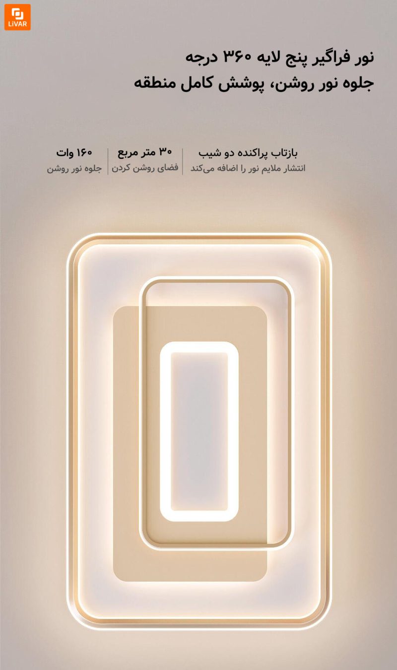 لوستر سقفی Opple Lighting با کنترل هوشمند - Image 11