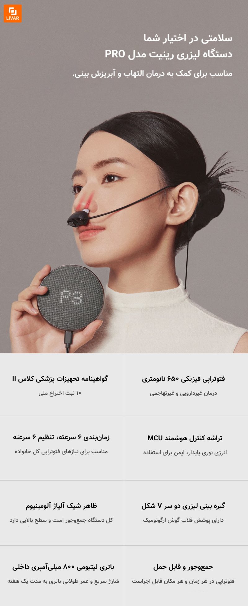 دستگاه لیزری رینیت Zuodian مدل PRO‏ - Image 8